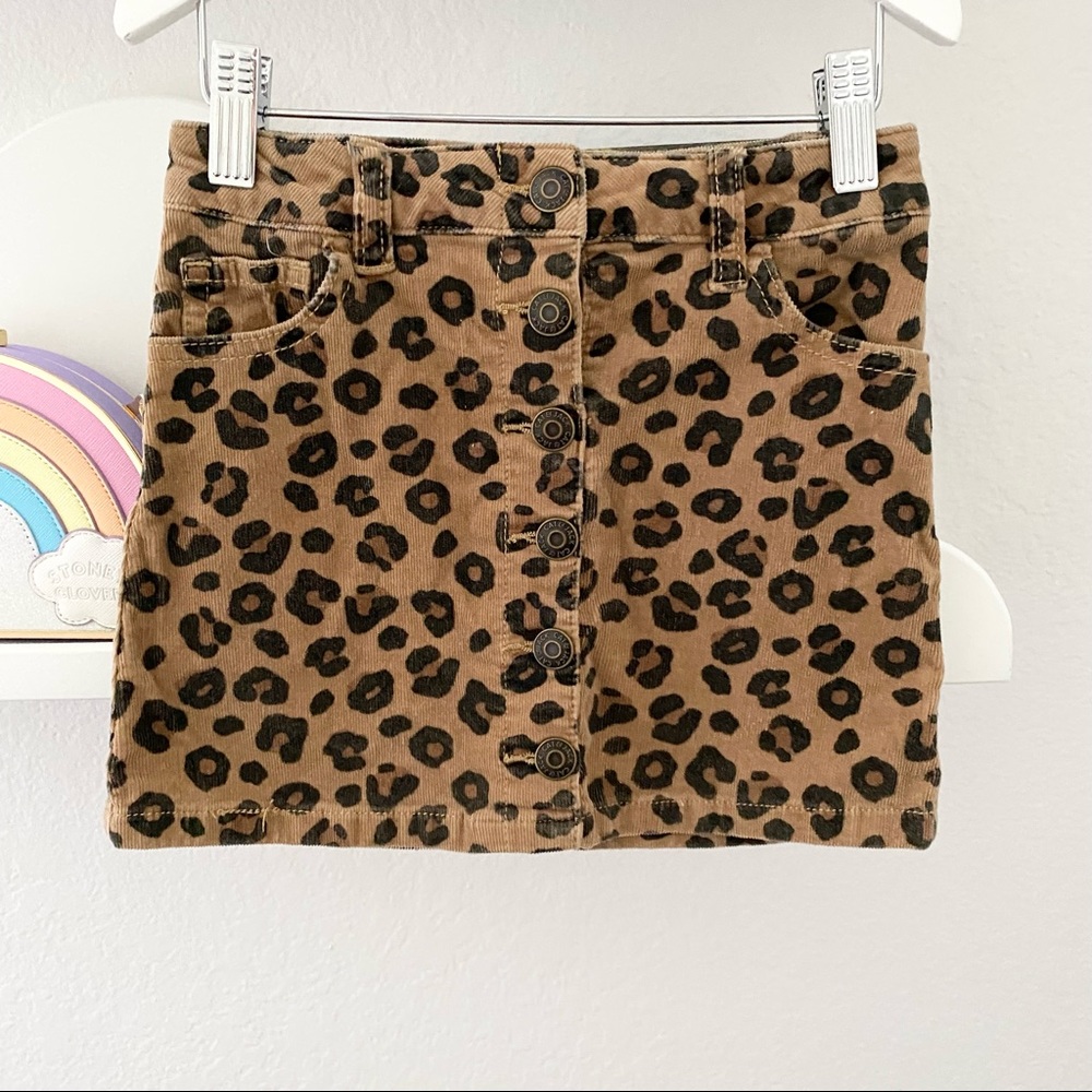 Cat & Jack leopard Print Corduroy Skirt